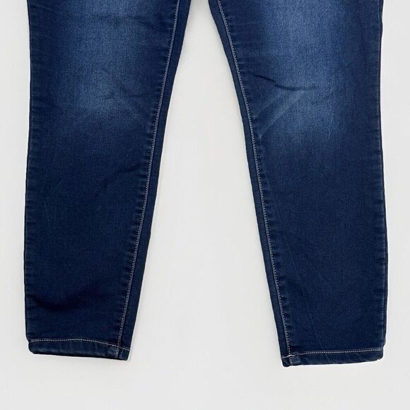 Maurices Jeans Womens M-S Skinny Joga Mid Rise Blue Denim Stretch Measure 31x26 - Picture 7 of 10